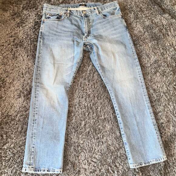 Polo Ralph Lauren Varick Slim Straight Jeans Light Wash Denim 38x32 - Picture 6 of 6